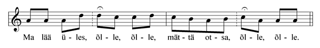 Ma lää üles mättä otsa