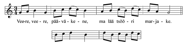 Käo kiri. Ladvad lindudele 