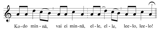 8. Kuri perenaine. Karjase laul 