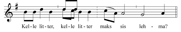Kelle litter maksis lehma (mängu toon)