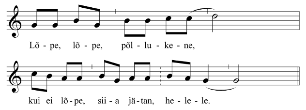Lõpe, põld