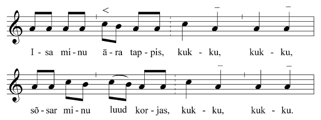 14. Vaeslaps käoks