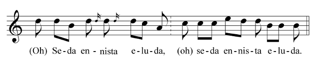 18. Oh seda ennist eluda Lied eines Mädchens