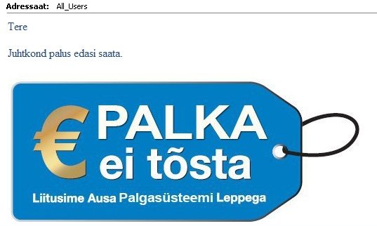 Palka ei tsta. Liitusime Ausa Palgassteemi leppega