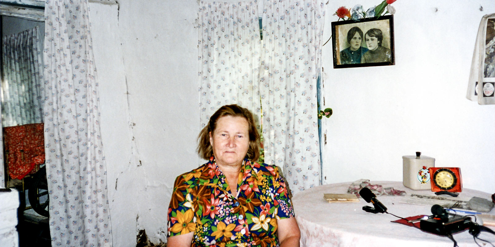Erna Õigus omandas põhiosa oma laulurepertuaarist sünnikülas Jurjevkas. Foto: A. Korb 1994. ERA, VF 66.