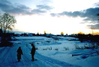 &Otilde;htune maastik 
k&uuml;laga