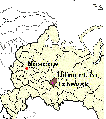 Udmurdimaa 
asukoht